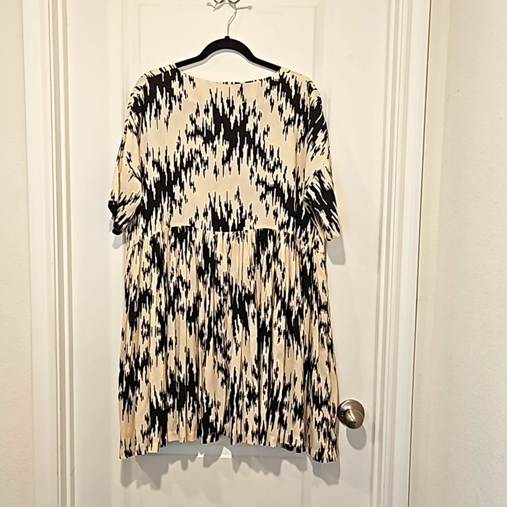 Ganni Ikat Swing Dress size M Anthropologie - Picture 5 of 11